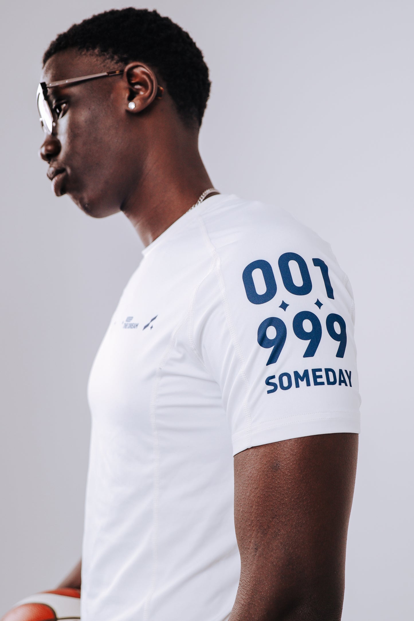 "Greatness Finds A Way” Compression Shirt — White Edition